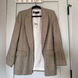 Zara Women's Beige Blazer